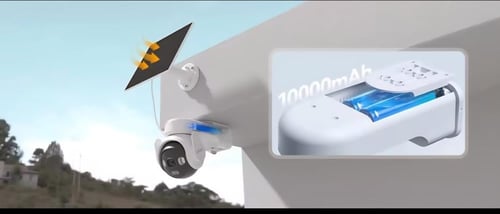 كاميره مراقبة 5MP بالطاقة الشمسية بخاصية wife و شر...