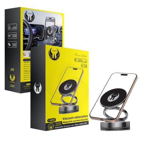 حامل جوال شفط يدوي مغناطيسي شركة YOUFO