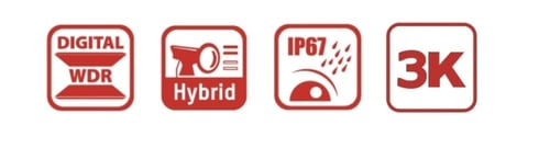 طقم كاميره مراقبه 6 ميقا مع جهازDVR شركة hikvision