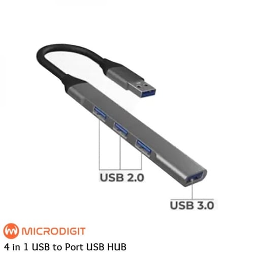 موزع يو اس بي للكمبيوتر ب ثلاث منافذ usb2.0 ومنفذ...