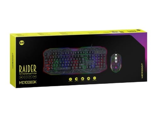 رايدر كومبو لوحة مفاتيح كمبيوتر للألعاب MD1008GK R...