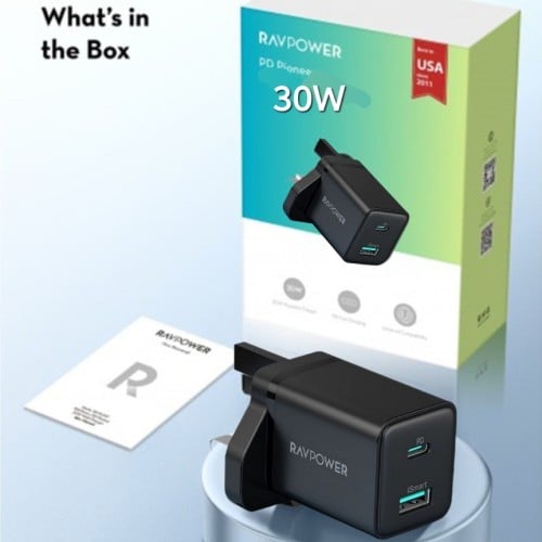 فيش جداري 30واط شركة ravpower