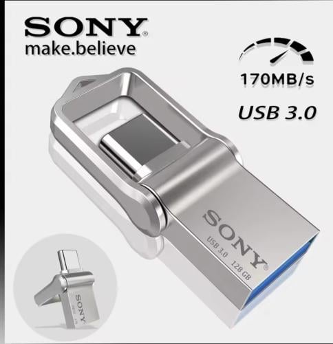 فلاش ميموري 1 تيره للأجهزة التي تدعم منفذا Type-C...