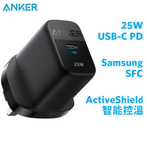 فيش جداري Type-C بقوة 25w شركة Anker