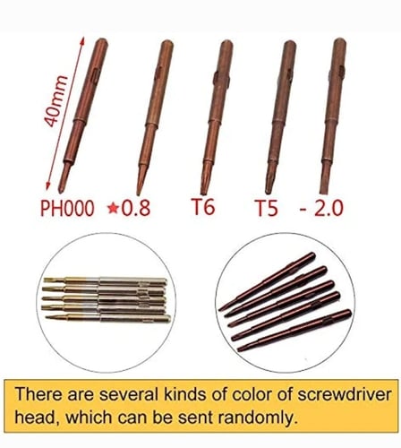 ■♤فيدوس مفك براغي 5 في 1 لفتح الهاتف، ادوات ونظارة...