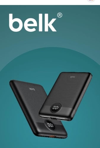 بطاريه متنقلة 20000mAh الف شركة belk