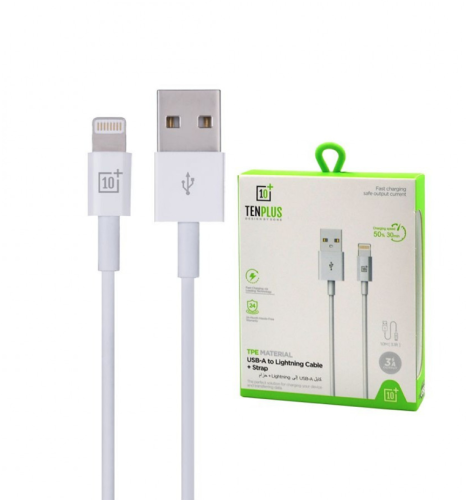 كيبل USB أيفون متر شركة +10 TENPLUS