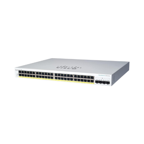 Cisco CBS220-48P-4G Smart Switch, 48 Port GE PoE,...