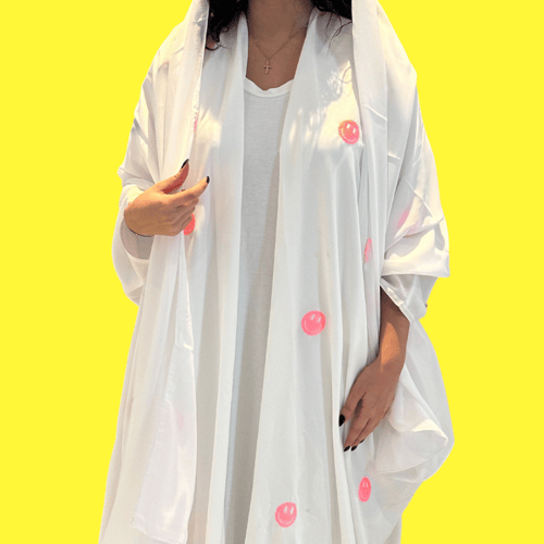 All Smiles in White and Pink