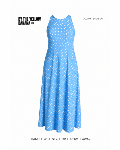 Aqua Dot Dress