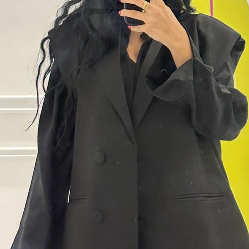 Shirt Abaya in Black