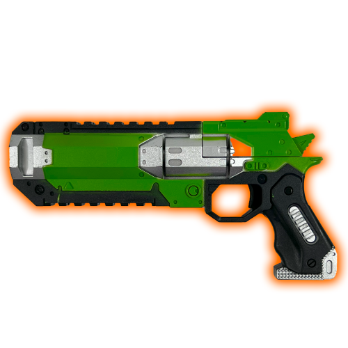 مسدس نص حديد مع شنطة