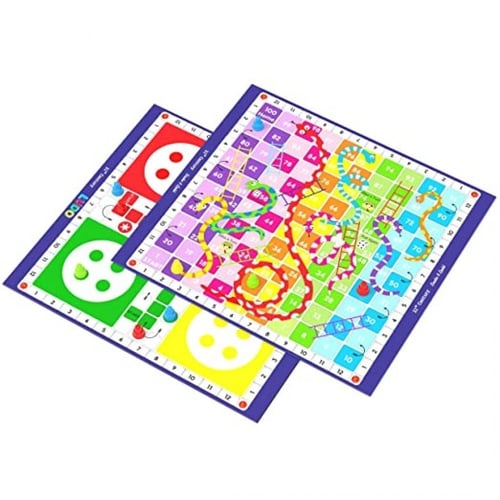 لوح لعب لودو + سلم و ثعبان