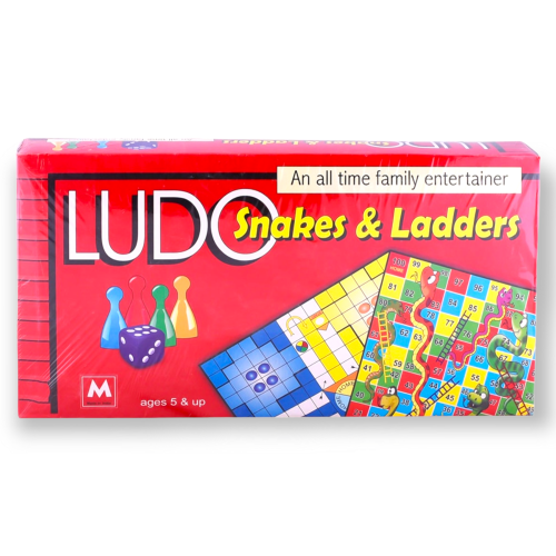 لوح لعب لودو + سلم و ثعبان