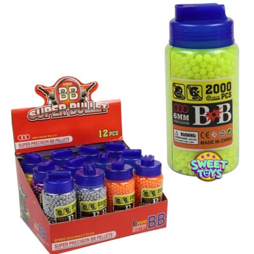 خرز مسدس - 2000 حبة