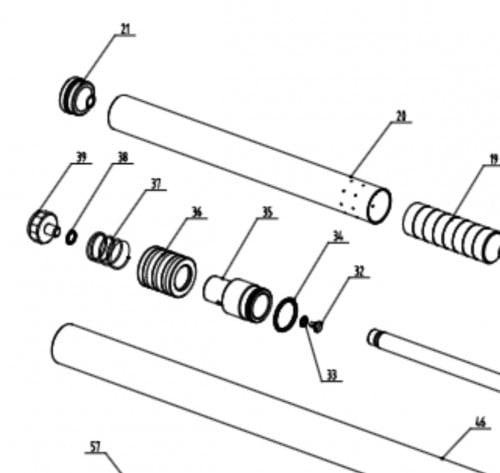 ربلة صمام الهواء p15 &p35 nbr90