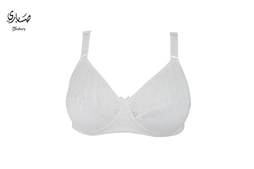 حماله صدر قطن بتصميم مخرم بدون حديده (عبوة) 3 قطع