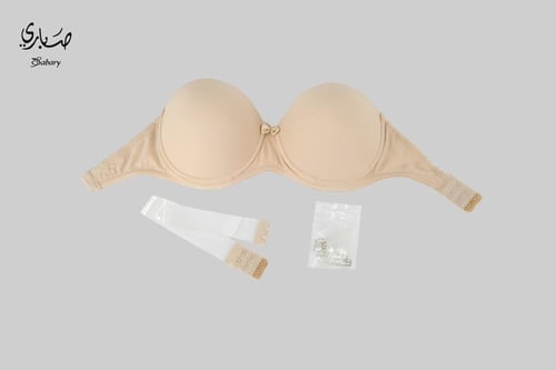 حمالة صدر مقوى بحديدة و ظهر شفاف