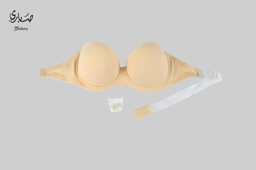 حماله صدر بوش اب ظهر شفاف (عبوات) 3 قطع