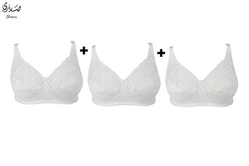 حماله الصدر القطن مع النايلون المزخرفه بالدانتيل ا...