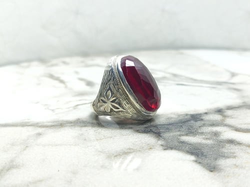 خاتم ياقوت ايراني مترش