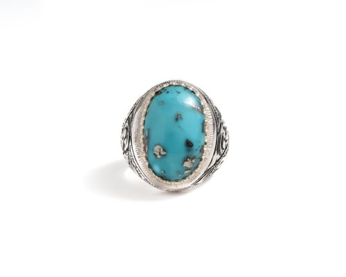 خاتم فيروز كرماني طبيعي