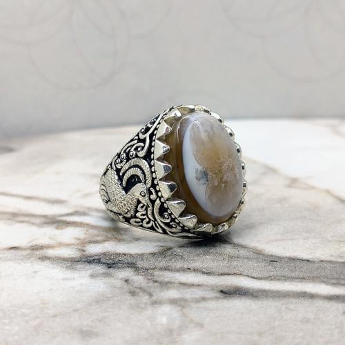 خاتم عقيق سليماني يماني