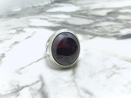 خاتم ياقوت افريقي نجمي