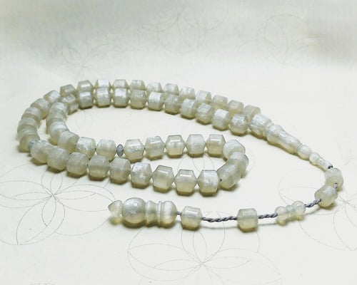 سبحة بكلايت رصاصي لامع