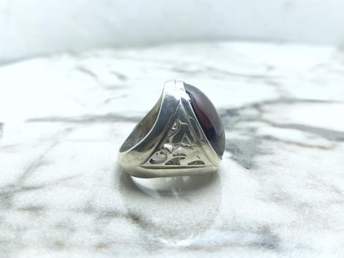 خاتم ياقوت افريقي نجمي