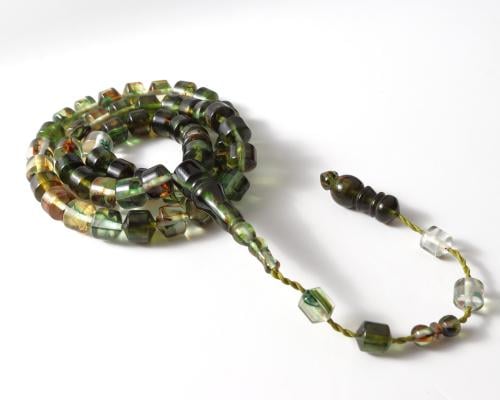 سبحة بكلايت اخضر مشجر