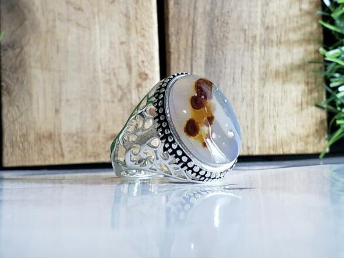 خاتم عقيق يماني مصور