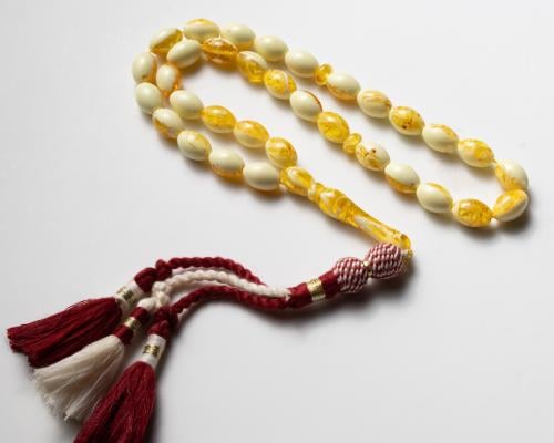 سبحة تراب الكهرمان الكلاسيكي