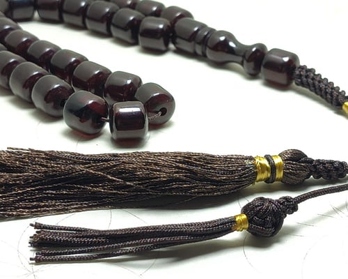 سبحة فاتوران تركي لون بني شوكولاتة