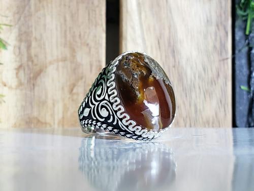 خاتم عقيق يماني خرايطي