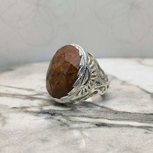 خاتم عقيق جبل أحد مترش