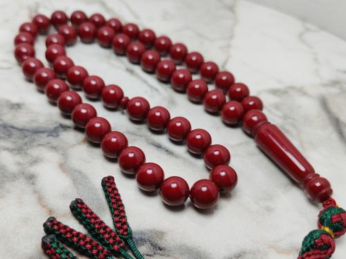 سبحة بكلايت احمر كرزي غامق فاخر