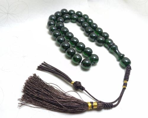 سبحة فاتوران تركي لون "أخضر زمردي"