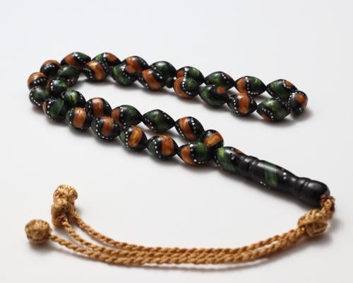 سبحة خشب الكوك كلاسيكية انيقة 33 حبة