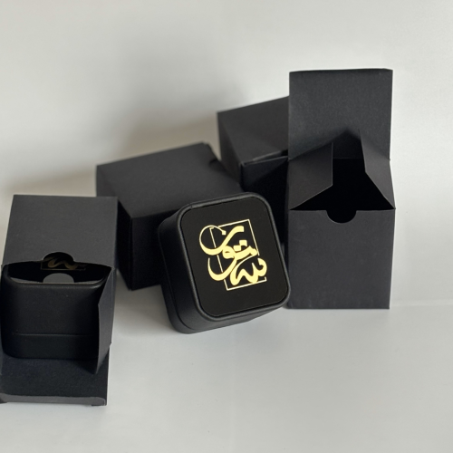 باكج إهداء فاخر للخواتم – تغليف ملكي أنيق