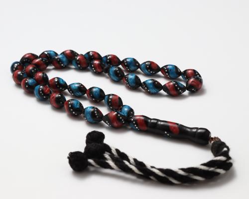 سبحة خشب الكوك السوداء كلاسيكية انيقة 33 حبة