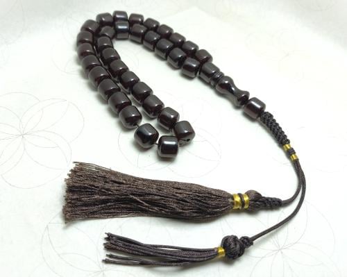 سبحة فاتوران تركي لون بني شوكولاتة