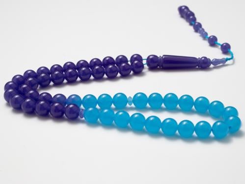 سبحة بكلايت حرارية باللون البنفسجي 51 حبة