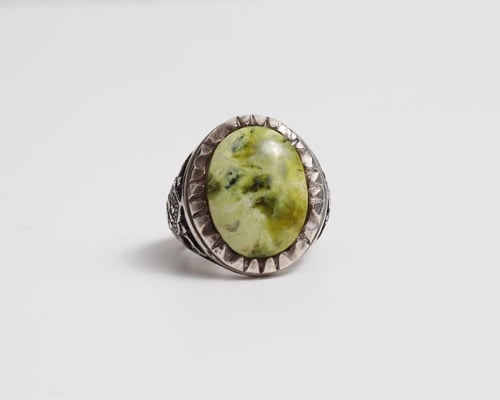 خاتم فيروز كرماني حسيني أصفر