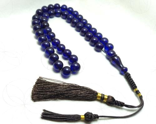 سبحة زعفران لون "أزرق كحلي" (إنديغو)