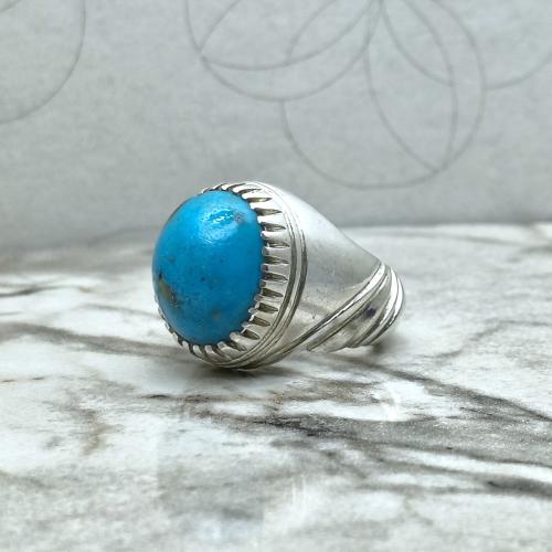 خاتم فيروز كرماني طبيعي