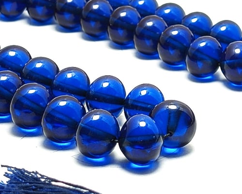 سبحة زعفران لون "أزرق ملكي"