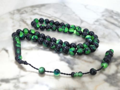 سبحة بكلايت سوداء فسفورية