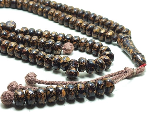 سبحة قرفة طبيعية فواحة 99 خرزة