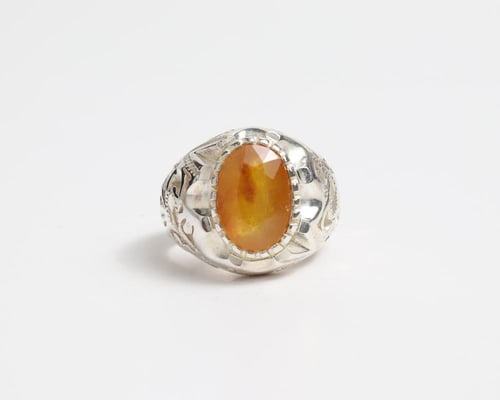 خاتم زفير افريقي اصفر